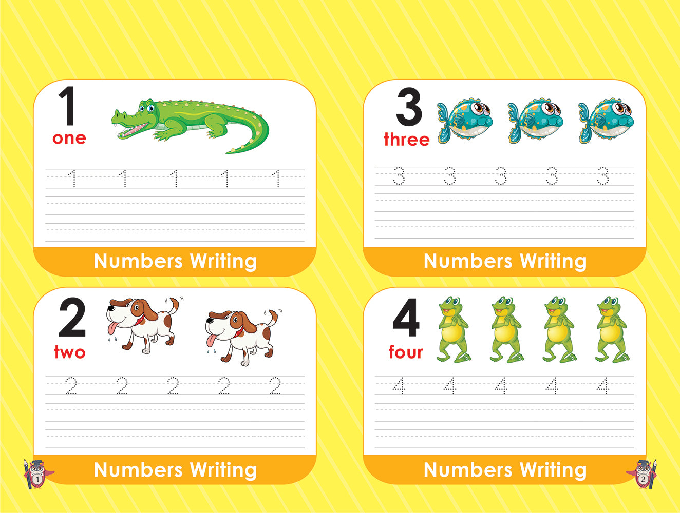 صفحات الأرقام الإنجليزي